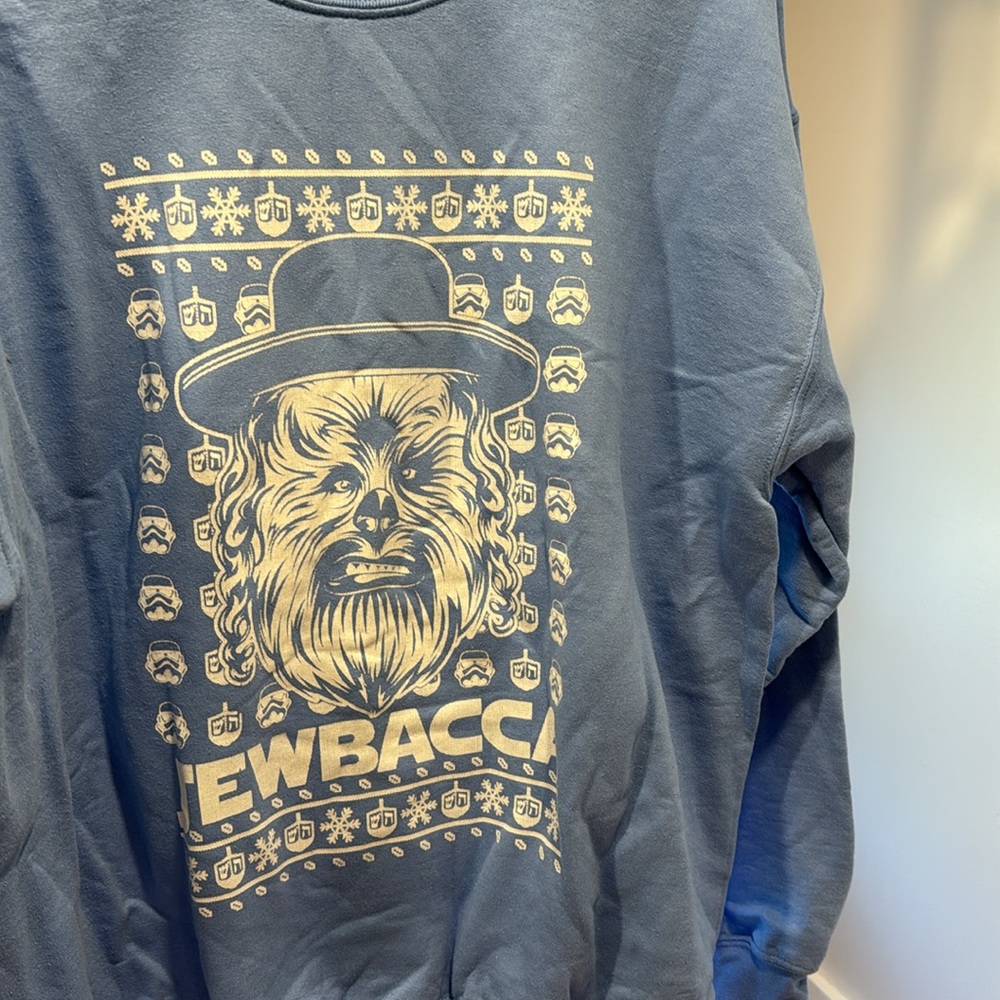 Jewbacca crewneck sweater, size Large - Picture 2 of 4